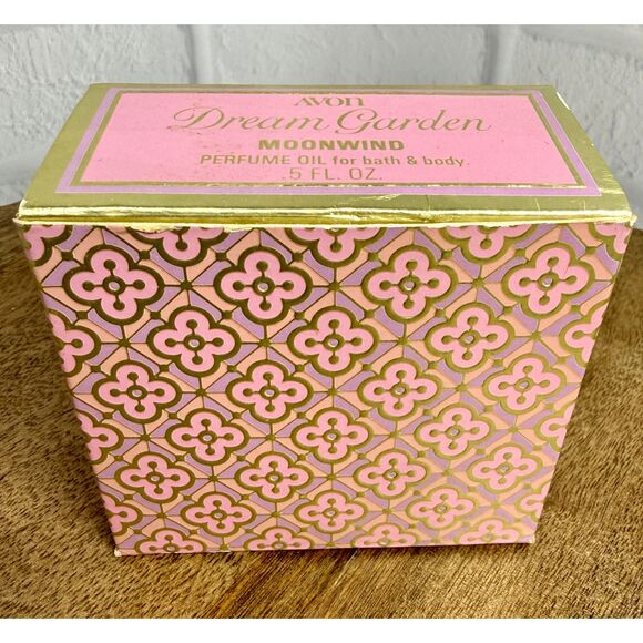 NEW Vintage Avon DREAM GARDEN Watering Can Perfume MOONWIND Perfume Oil 0.5 oz - Picture 3 of 11